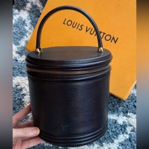 Louis Vuitton Black Epi Cannes